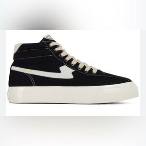 Stepney Workers Club Size 4 Mens / Womens 6‎ Black & White High Top Sneakers